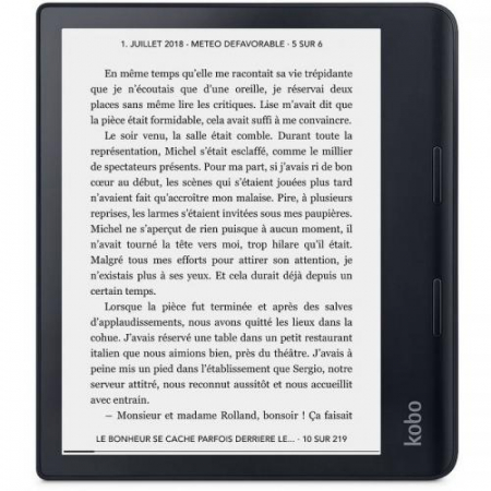 e-book Reader Kobo Sage, N778-KU-BK-K-EP, 8", 32GB, Wi-Fi, Negru, [0]