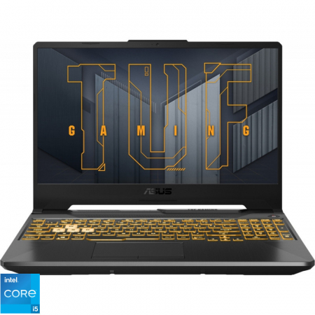 Laptop Gaming Asus TUF F15 FX506HC-HN002, Intel Core i5-11400H, 15.6", 8GB, 512GB SSD, GeForce RTX 3050 4GB, No OS, Eclipse Gray [0]