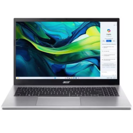 Laptop Acer AG15-32 NX.J8XEX.00A, 15.6 inch, Intel N150 4 C / 4 T, 1.1 GHz - 3.6 GHz, 6 MB cache, 8 GB RAM, 256 GB SSD, Intel Graphics, Argintiu [5]