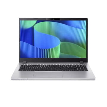 Laptopuri - Laptop Acer TravelMate P2 TMP215-55-TCO Intel Core i5-1334U 15.6 inch RAM 16GB SSD 512GB Intel Iris Xe Graphics Windows 11 Pro Pure Silver