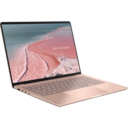 Laptop ASUS 14'' Zenbook 14 UX3480QA-U1013W, WUXGA OLED, Procesor Qualcomm Snapdragon X X1-26-100, 16GB LPDDR5X, 256GB SSD, Qualcomm Adreno, Win 11 Home, Komodo Coral, fara incarcator [3]