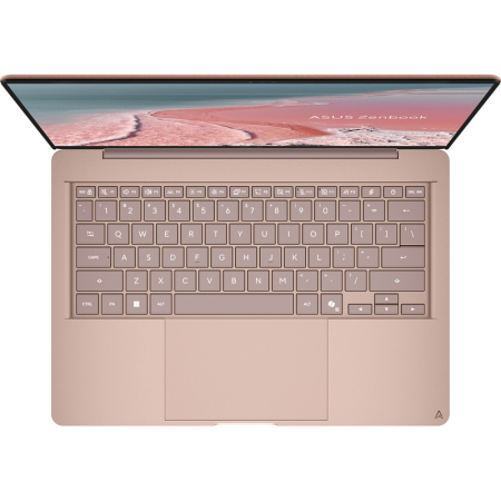 Laptop ASUS 14'' Zenbook 14 UX3480QA-U1070W, WUXGA OLED, Procesor Qualcomm Snapdragon X X1-26-100, 16GB LPDDR5X, 512GB SSD, Qualcomm Adreno, Win 11 Home, Komodo Coral, fara incarcator [1]