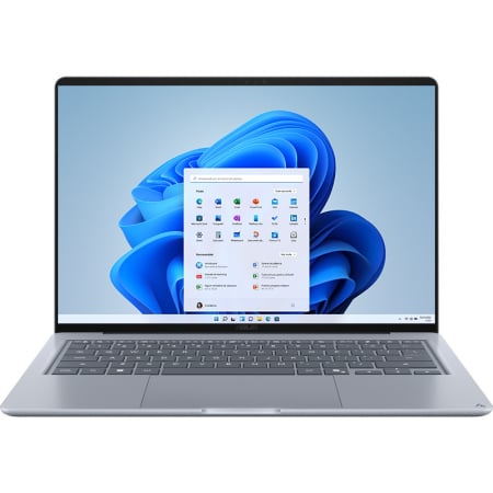 Laptopuri - Laptop ASUS 14'' Zenbook 14 UX3480QA-U1071W, WUXGA OLED, Procesor Qualcomm Snapdragon X X1-26-100, 16GB LPDDR5X, 512GB SSD, Qualcomm Adreno, Win 11 Home, Arctic Blue, fara incarcator