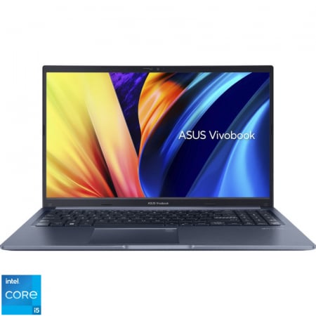 Laptopuri - Laptop ASUS 15.6'' Vivobook 15 X1502ZA-BQ1096, FHD, Procesor Intel® Core™ i5-12500H (18M Cache, up to 4.50 GHz), 16GB DDR4, 512GB SSD, Intel Iris Xe, No OS, Quiet Blue