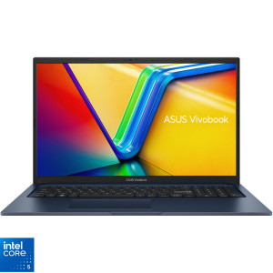 Laptop ASUS 17.3'' Vivobook 17 X1704VA, FHD, Procesor Intel® Core™ 5 120U (12M Cache, up to 5.00 GHz), 16GB DDR4, 1TB SSD, Intel Graphics, No OS, Quiet Blue [11]