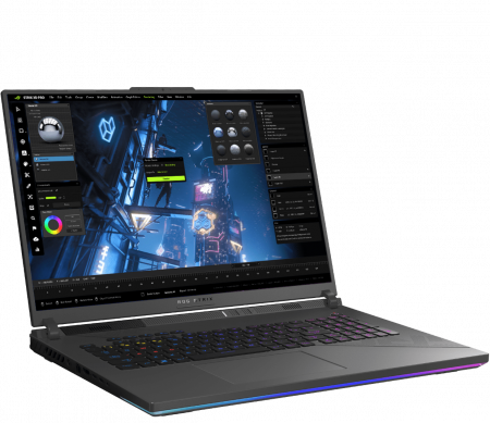 Laptop ASUS ROG Strix G18 (2025) G814PH-S8027, AMD Ryzen 9 8940HX, 18 inch, RAM 32GB, SSD 1TB, nVidia GeForce RTX 5050 8GB, No OS, Eclipse Gray [14]
