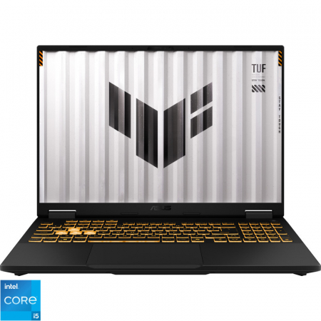 Laptop ASUS TUF Gaming F16 FX608JH-RV079, Intel Core i5-13450HX, 16 inch, RAM 16GB, SSD 512GB, nVidia GeForce RTX 5050 8GB, No OS, Jaeger Gray [21]