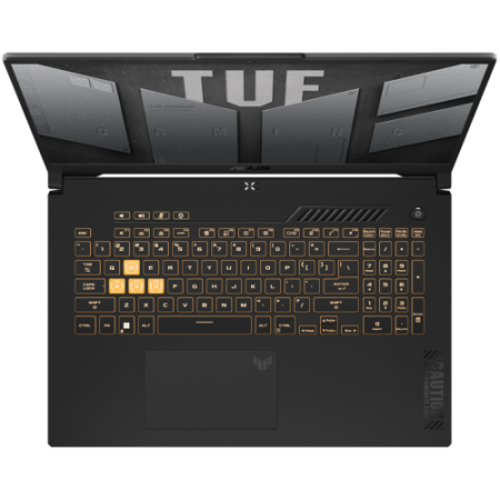 Laptop ASUS TUF Gaming F17 FX707VJ-HX027, Intel Core 5 210H, 17.3 inch, RAM 16GB, SSD 512GB, nVidia GeForce RTX 3050 6GB, No OS, Mecha Gray [2]
