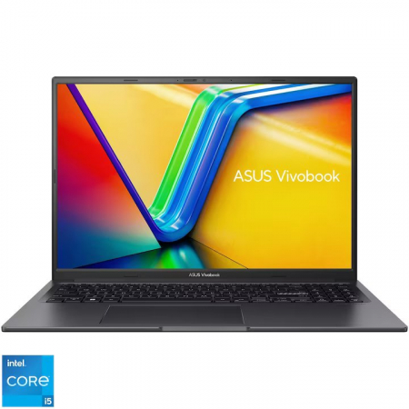 Resigilate - Laptop ASUS VivoBook 16X K3605VC-N1247 cu procesor Intel®Core™ i5-13500H pana la 4.70 GHz, 16", WUXGA, 16GB, 512GB SSD, NVIDIA® Geforce RTX™ 3050 4GB GDDR6, No OS, Indie Black