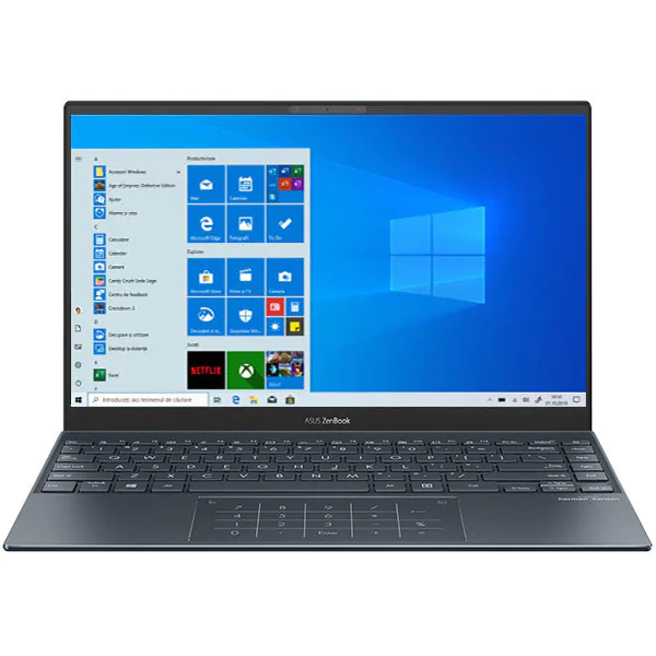 Laptop ASUS ZenBook 13 UM325UA-KG020T, AMD Ryzen 5 5500U pana la 4GHz, 13.3" Full HD, 8GB, SSD 512GB, AMD Radeon RX Vega 7, Windows 10 Home, gri [0]