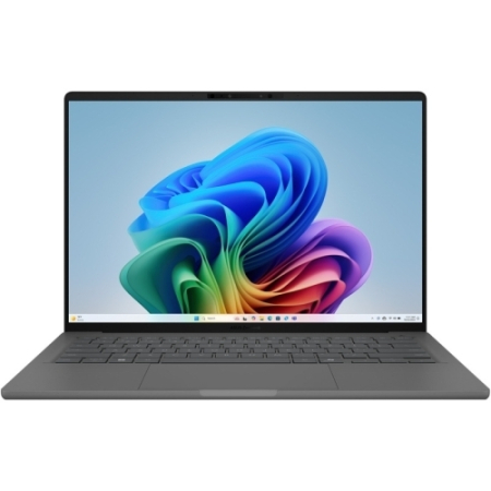 Laptopuri - Laptop ASUS ZenBook A14 OLED UX3407RA-QD026X, Snapdragon X Elite X1E-78-100, 14 inch, RAM 32 GB, SSD 1 TB, Qualcomm Adreno, Windows 11 Pro, Iceland Gray