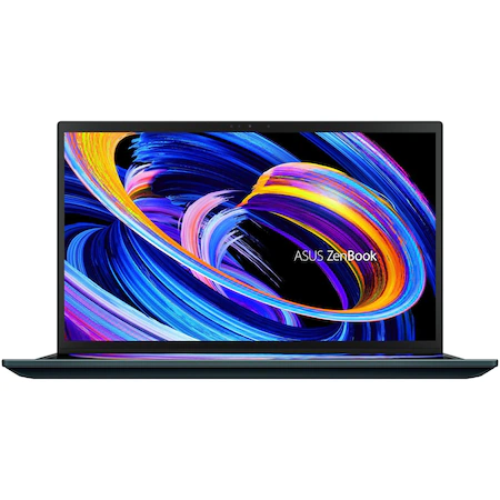Laptop ASUS Zenbook Pro Duo 15 OLED UX582ZM-H2009X cu procesor Intel® Core™ i9-12900H, 15.6", 4K, 32GB, 1TB SSD, NVIDIA® GeForce® RTX™ 3060, Windows 11 Pro, Celestial Blue [3]