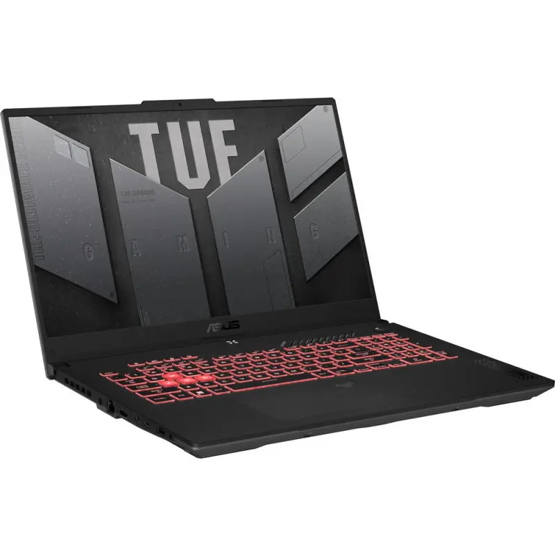 Laptop Gaming ASUS TUF A17 FA707NUG-HX159 cu procesor AMD Ryzen™ 7 7445HS pana la 4.70 GHz, 17.3", FHD 144Hz, 16GB DDR5, 1TB SSD, GeForce RTX 4050 6GB, No OS, Mecha Gray [2]