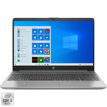Laptop HP 250 G8 32M85EA cu procesor Intel Core i5-1035G1, 15.6", Full HD, 16GB , 512GB SSD, Intel UHD Graphics, Windows 10 Pro, Asteroid Silver [0]