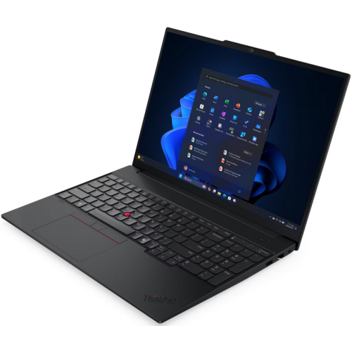Laptop Lenovo ThinkPad E16 Gen 3, Intel Core Ultra 5 225U, 16 inch, RAM 16GB, SSD 512GB, Intel Graphics, No OS, Black [1]