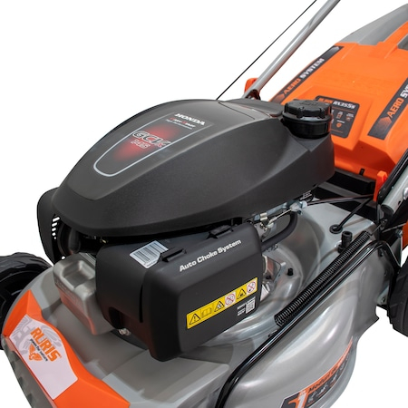 Masina de tuns gazon/iarba autopropulsata pe benzina Ruris RX355S, 3.5 CP, 145 CC, 4 timpi, 46 cm latime lucru, 25-75 mm inaltime lucru, mulching,65 l volum sac colector,rezervor 1 l [6]