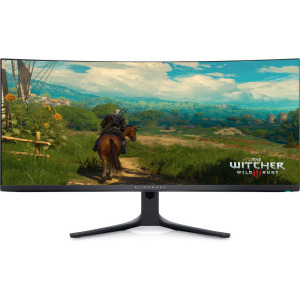 Resigilate - Monitor LED Alienware Gaming AW3423DWF Curbat 34 inch UWQHD QD-OLED 0.1 ms 165 Hz HDR FreeSync Premium Pro
