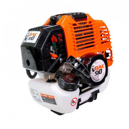 Motocoasa de tuns gazon/iarba pe benzina Ruris DAC 510, putere 3.5 CP, 62 CC, motor Tez, 2 timpi, diametru taiere 21 cm, contine: bobina fir + disc 3 lame + disc 8 dinti + disc 80 dinti Vidia [4]