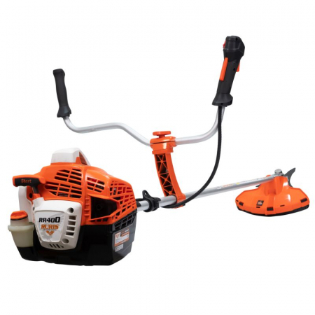 Motocoasa Ruris RR400, 2.8 CP, 41.2 CC, 2 timpi, 255 mm latime taiere, pornire manuala, 1 l benzina, autocut, cutit cu 3 dinti, 400rr2022 [2]