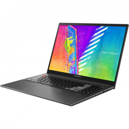 Laptop ASUS Vivobook Pro 16X N7600PC-KV055 cu procesor Intel® Core™ i7-11370H, 16", WQXGA, 120Hz, 16GB, 512GB SSD + 32GB Optane, NVIDIA® GeForce® RTX™ 3050 4GB, No OS, Comet Grey [6]