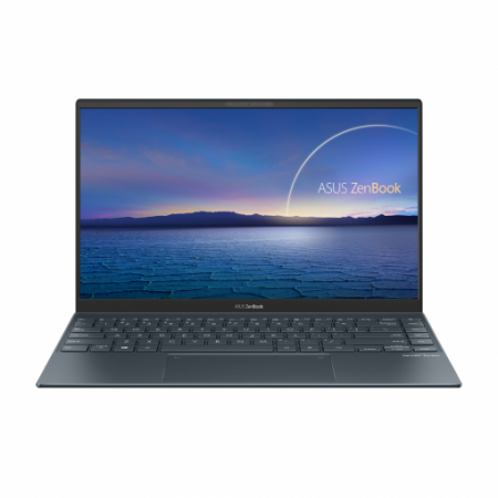Laptop ultraportabil ASUS ZenBook 14 UX425EA cu procesor Intel® Core™ i5-1135G7 pana la 4.20 GHz, 14", Full HD, 8GB, 512GB SSD, Intel Iris Xᵉ Graphics, Windows 10 Home, Pine Grey [0]