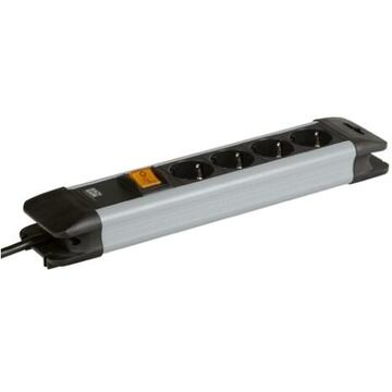 UPS - Prelungitor 4 posturi 2m/3x1.5 cu Intrerupator Bachmann 330.100R