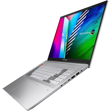 Laptop ASUS Vivobook Pro 16X OLED N7600PC-L2010X cu procesor Intel® Core™ i7-11370H, 16", 4K, 16GB, 1TB SSD, NVIDIA® GeForce® RTX™ 3050TI 4GB, Windows 11 Pro, Cool Silver [7]