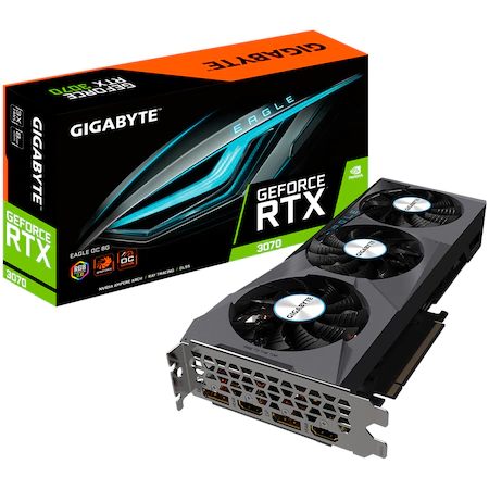 Placa video Gigabyte GeForce® RTX™ 3070 EAGLE OC, 8GB GDDR6, 256-bit [0]