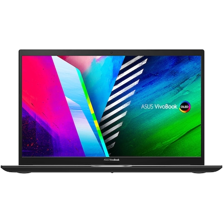 Laptop ASUS Vivobook 15 M513UA-L1297 cu procesor AMD Ryzen™ 5 5500U, 15.6", Full HD, OLED, 8GB, 512GB SSD, AMD Radeon™ Graphics, No OS, Indie Black [2]