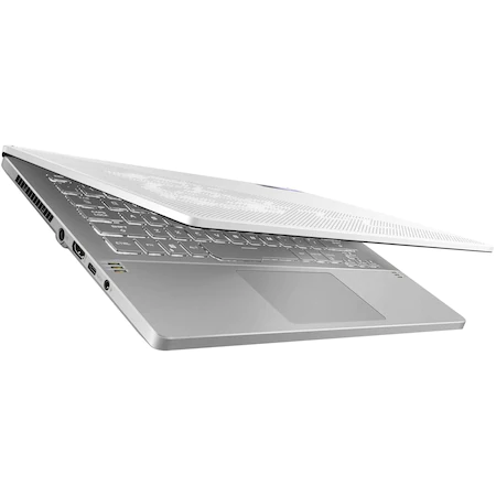 Laptop Gaming ASUS ROG Zephyrus G14 GA401QM-HZ236T cu procesor AMD Ryzen™ 9 5900HS, 14", Full HD, 144Hz, 16GB, 512GB SSD, NVIDIA® GeForce RTX™ 3060 6GB, Windows 10 Home, Moonlight White AniMe Matrix [12]