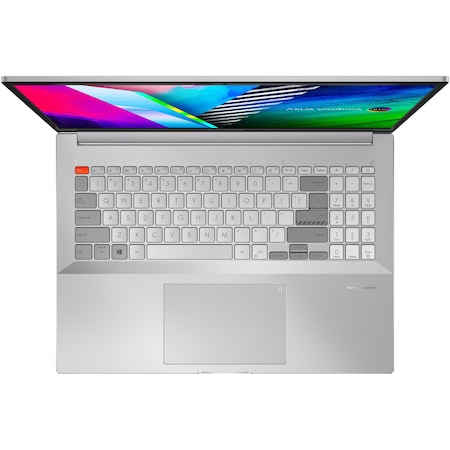 Laptop ASUS Vivobook Pro 16X OLED N7600PC-L2010X cu procesor Intel® Core™ i7-11370H, 16", 4K, 16GB, 1TB SSD, NVIDIA® GeForce® RTX™ 3050TI 4GB, Windows 11 Pro, Cool Silver [11]