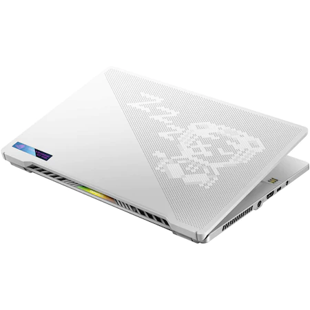 Laptop Gaming ASUS ROG Zephyrus G14 GA401QM-HZ236T cu procesor AMD Ryzen™ 9 5900HS, 14", Full HD, 144Hz, 16GB, 512GB SSD, NVIDIA® GeForce RTX™ 3060 6GB, Windows 10 Home, Moonlight White AniMe Matrix [8]