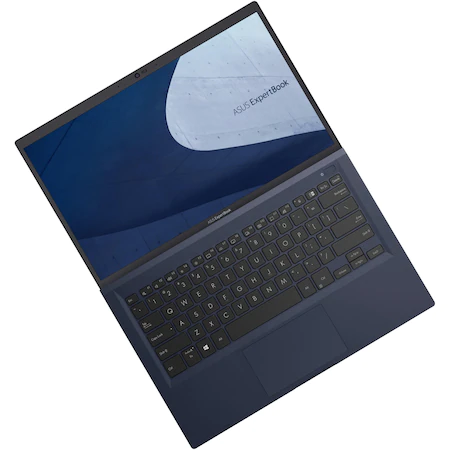 Laptop ultraportabil ASUS ExpertBook B1400CEAE-EB2767 cu procesor Intel® Core™ i7-1165G7, 14", Full HD, 16GB, 1TB HDD + 512GB SSD, Intel Iris Xᵉ Graphics, No OS, Star Black [6]