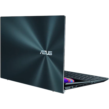 Laptop ASUS Zenbook Pro Duo 15 OLED UX582HS-H2010X cu procesor Intel® Core™ i9-11900H, 15.6", 4K, 32GB, 1TB SSD, NVIDIA® GeForce® RTX™ 3080 8GB, Windows 11 Pro, Celestial Blue [18]