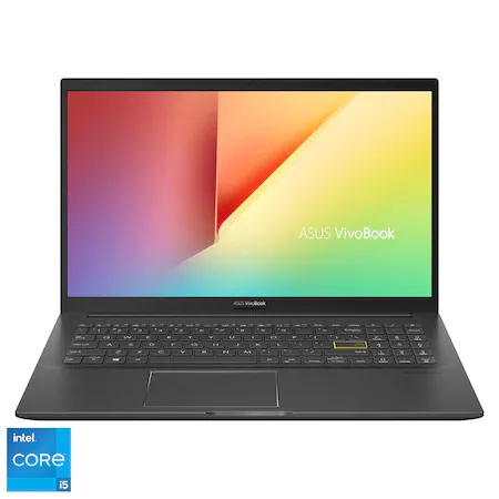 Laptop ASUS Vivobook 15 K513EA-EJ2363 cu procesor Intel® Core™ i5-1135G7, 15.6", Full HD, 8GB, 512GB SSD, Intel Iris Xᵉ Graphics, No OS, Indie Black [0]