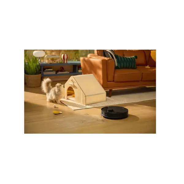 Robot de aspirare Roborock Q10 PF+ B, aspirator si mop cu statie de golire automata, 10.000 Pa, baterie 5.200 mAh, Autonomie 150 min, Navigatie AI, Recipient praf 2.7L, Lifable Mop, Suport Alexa si Go [2]