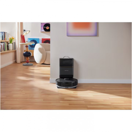 Robot de aspirare Roborock Q5 PRO+ , Q5PRP52-00, aspirator&mop&statie inteligenta de golire automata, 59 W, LiDAR, 5500 Pa, mapare 3D, 5200 mAh, recipient praf: 770 ml, negru [20]