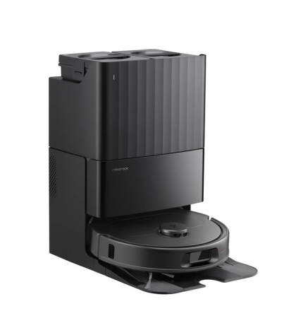Robot de aspirare Roborock QR 798 B, aspirator si mop cu statie de golire automata, 10.000 Pa, baterie 5200 mAh, autonomie 180 min, navigatie AI, recipient praf 2.7L, Perie laterala anti-incalcire, perie principala anti-incalcire, SmartCleaning, negru [2]