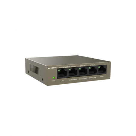 Router 4 porturi Gigabit PoE+, 55W, 1 port RJ45 Gigabit, management - IP-COM M20-PoE [1]