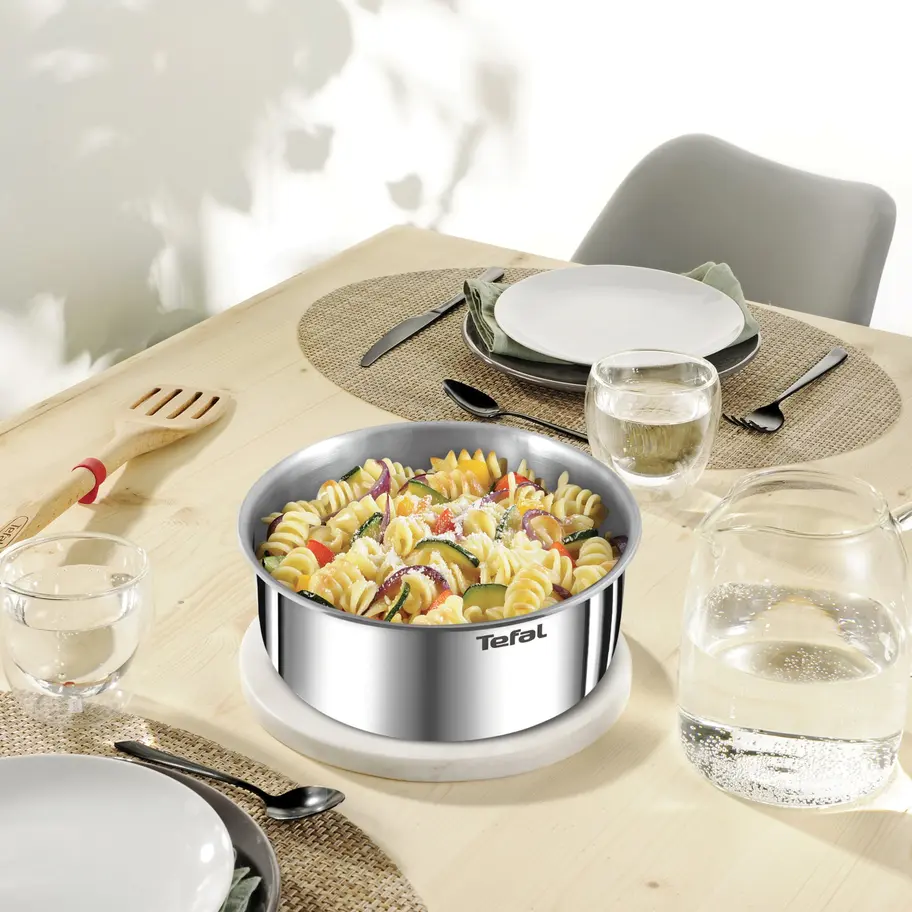 Set vase Tefal Ingenio Emotion L897SB74, 11 piese, inox, mânere detașabile [13]