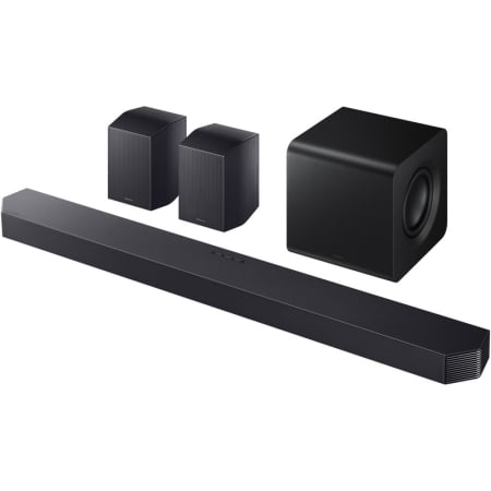 Soundbar Samsung HW-Q930F, 9.1.4, 580W, Bluetooth, Wi-Fi, Subwoofer & Kit wireless, Wireless Dolby Atmos, HDMI eARC, Negru Titan [5]