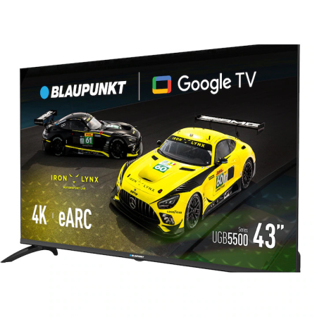 Televizoare 4K Ultra HD - Televizor Blaupunkt LED 43UGB5500S, 109 cm, Smart Google TV, 4K Ultra HD, Clasa G