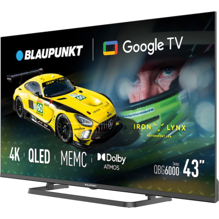 Televizor Blaupunkt QLED 43QBG6000S, 109 cm, Smart Google TV, 4K Ultra HD, Clasa G [1]