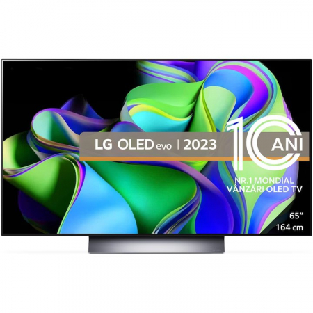Televizor LG OLED evo 65C31LA, 164 cm, Smart, 4K Ultra HD, 100 Hz, Clasa F (Model 2023) [1]