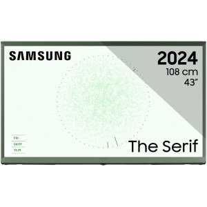 Televizoare 4K Ultra HD - Televizor Lifestyle Samsung The Serif QLED 43LS01DB, 108 cm, Smart, 4K Ultra HD, Clasa G (2024)