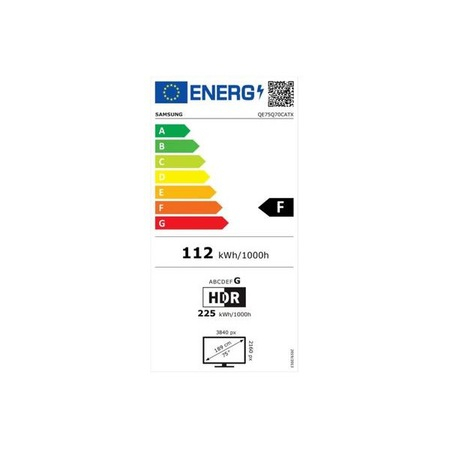 Televizor QLED Smart SAMSUNG QE75Q70CATXXH, Ultra HD 4K, HDR, 189 cm, Clasa F, Gri [7]