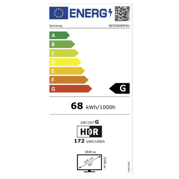 Televizor SAMSUNG MiniLED Neo QLED 50QN80F, 125 cm, Smart, 4K Ultra HD, Clasa G [5]