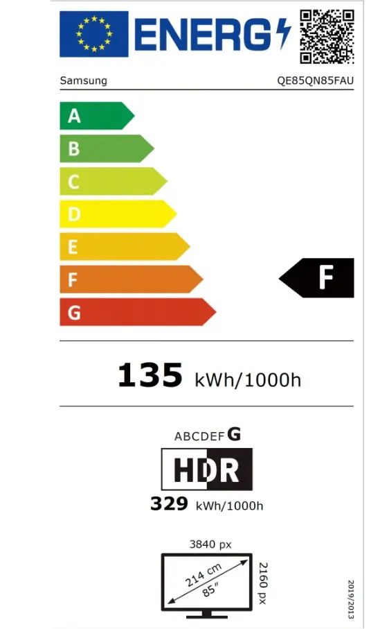 Televizor SAMSUNG MiniLED Neo QLED 85QN85F, 214 cm, Smart, 4K Ultra HD, 100 Hz, Clasa F [5]