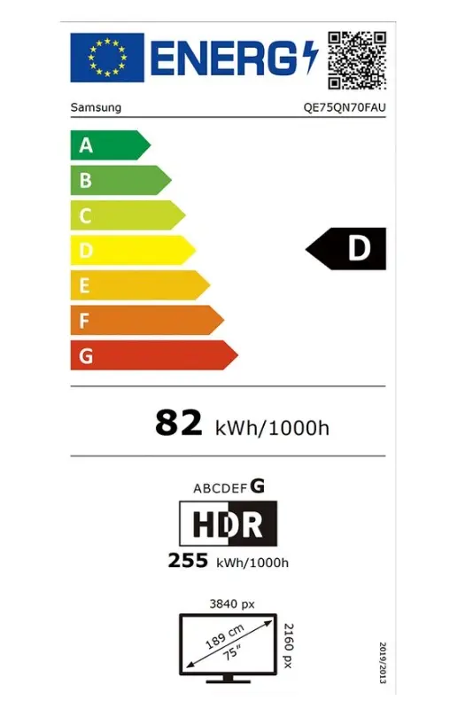 Televizor SAMSUNG Neo QLED 75QN70F, 189 cm, Smart, 4K Ultra HD, 100 Hz, Clasa D (Model 2025) [5]