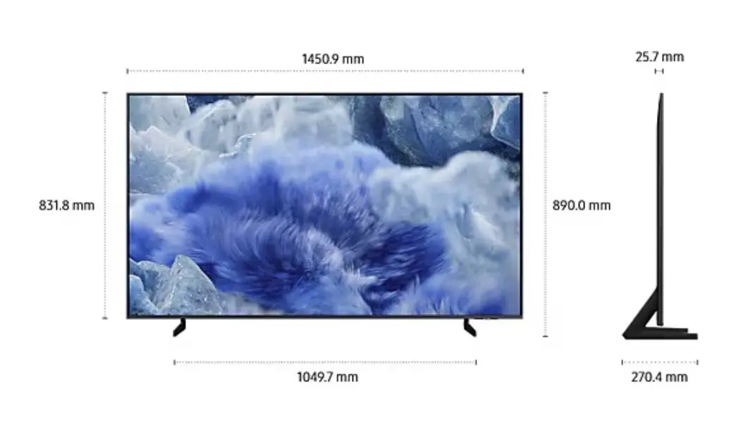 Televizor SAMSUNG QLED 65Q8F, 163 cm, Smart, 4K Ultra HD, Clasa E (Model 2025) [4]